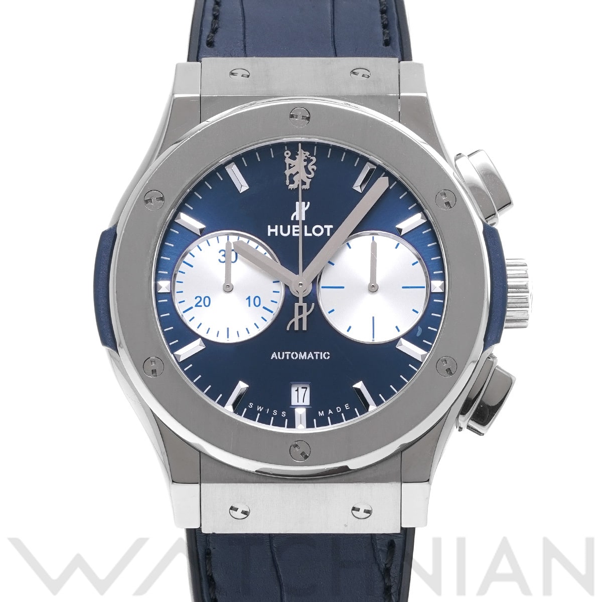 ウブロ クラシックフュージョン クロノグラフ チタニウム チェルシー フットボールクラブ 521.NX.7119.LR.CFC16 ブルー/シルバー メンズ 時計 【中古】【wristwatch】