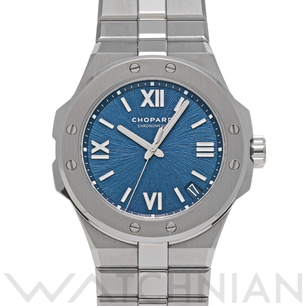 ショパール アルパイン イーグル ラージ 298600-3001 ブルー メンズ 時計 【中古】【wristwatch】