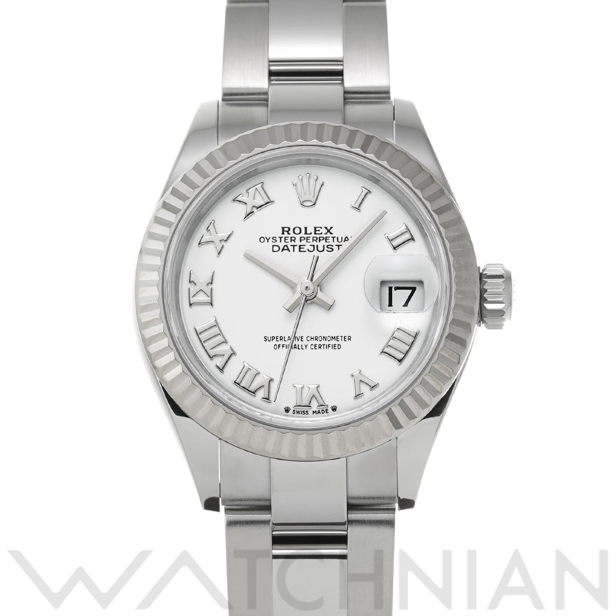 ロレックス レディ デイトジャスト 28 279174 ホワイト レディース 時計 【中古】【wristwatch】