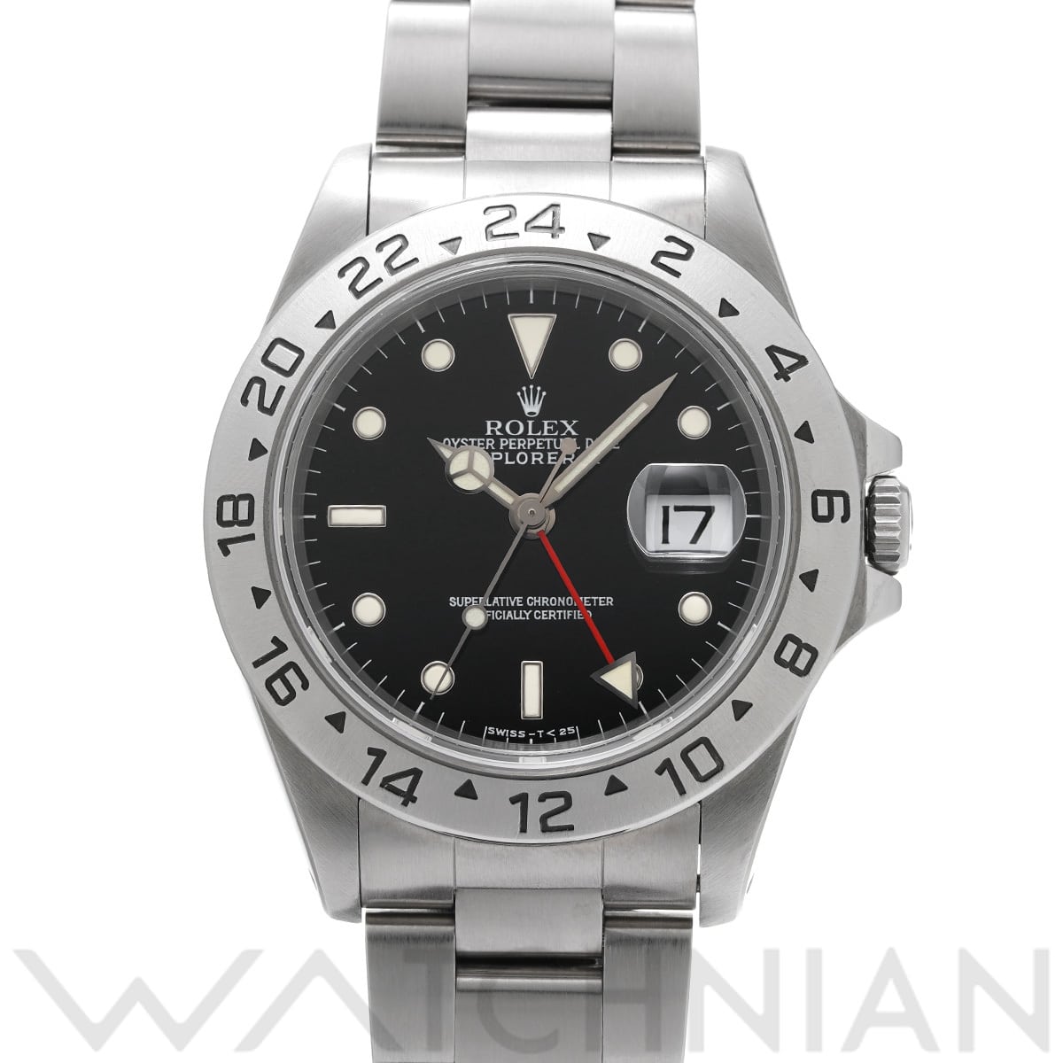 ロレックス エクスプローラーII 16570 ブラック メンズ 時計 【中古】【wristwatch】