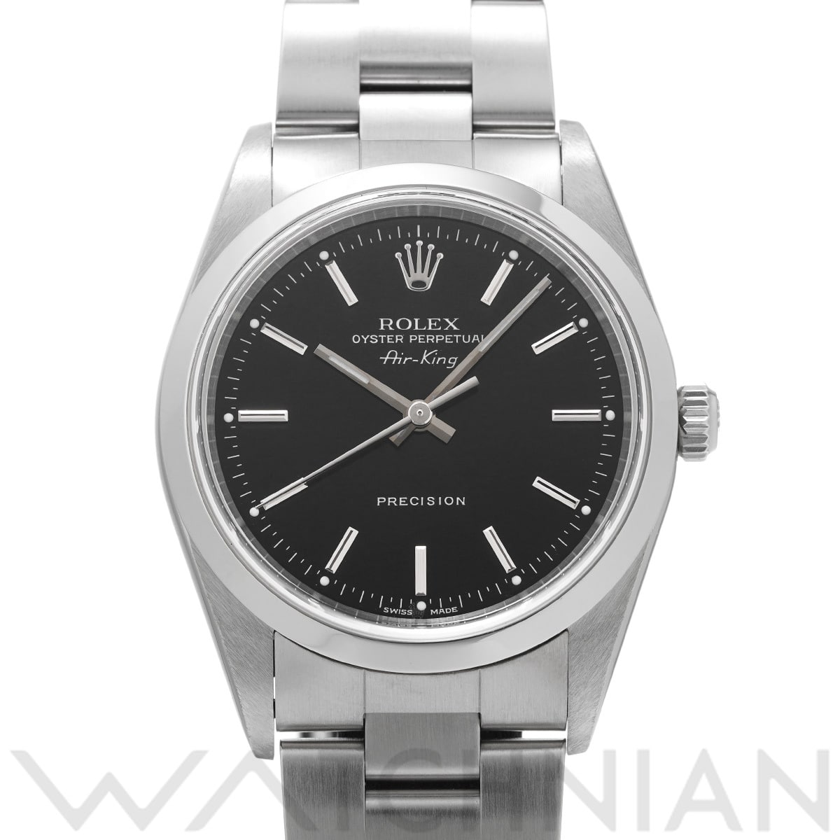 ロレックス エアキング 14000M ブラック メンズ 時計 【中古】【wristwatch】