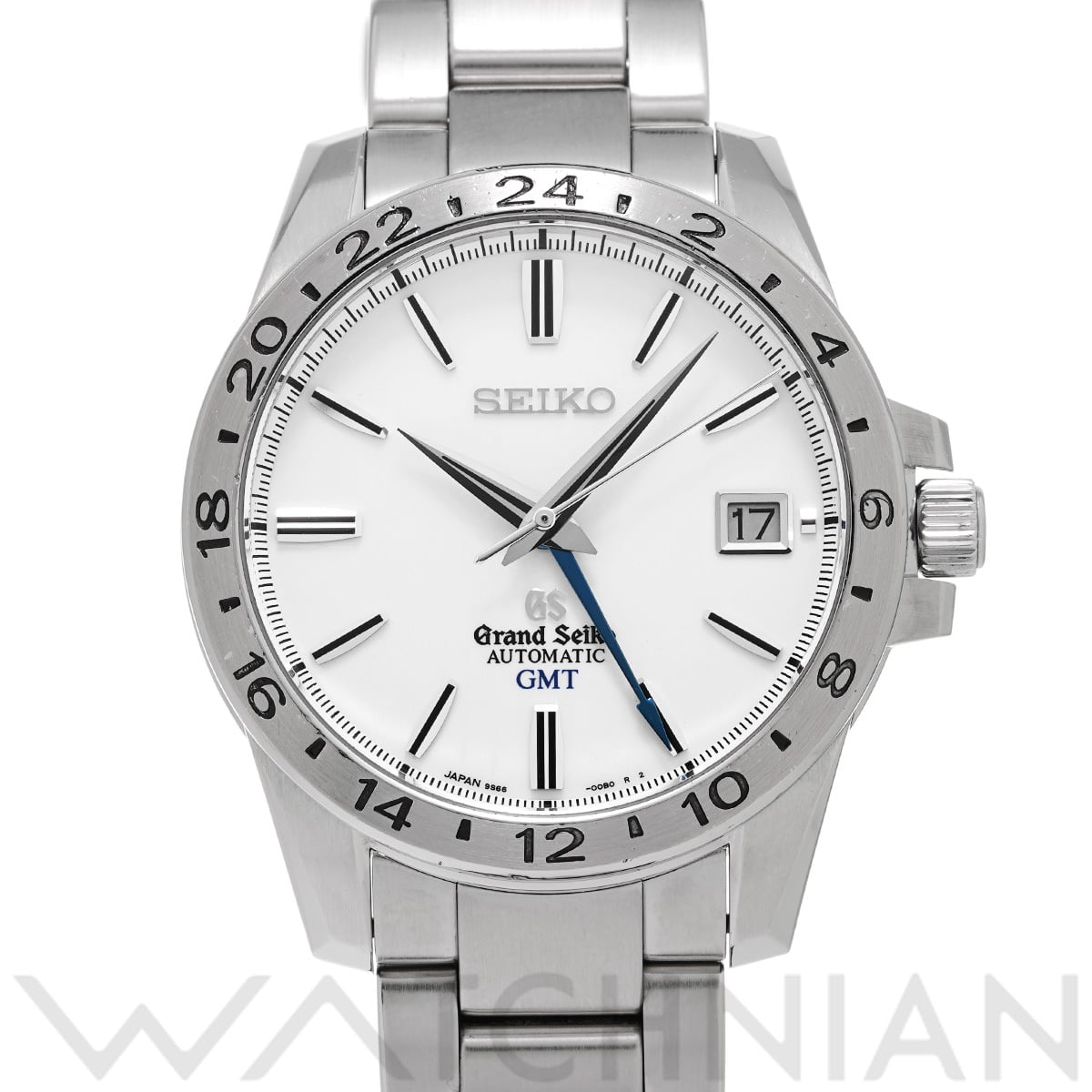 グランドセイコー グランドセイコー メカニカル GMT SBGM025 ホワイト メンズ 時計 【中古】【wristwatch】