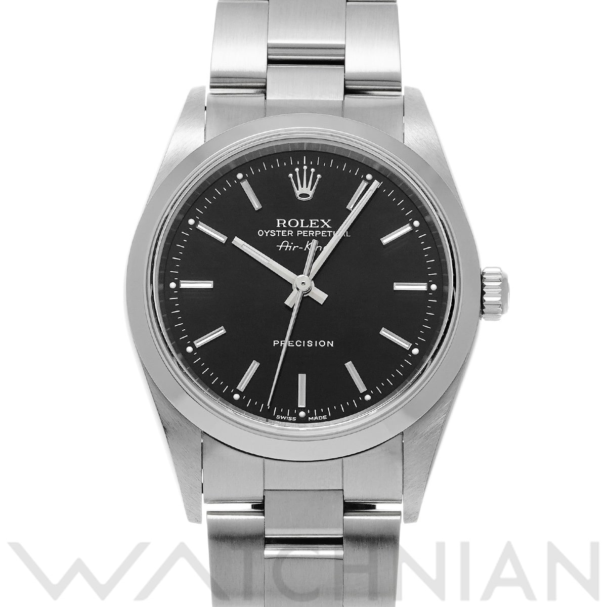 ロレックス エアキング 14000M ブラック メンズ 時計 【中古】【wristwatch】