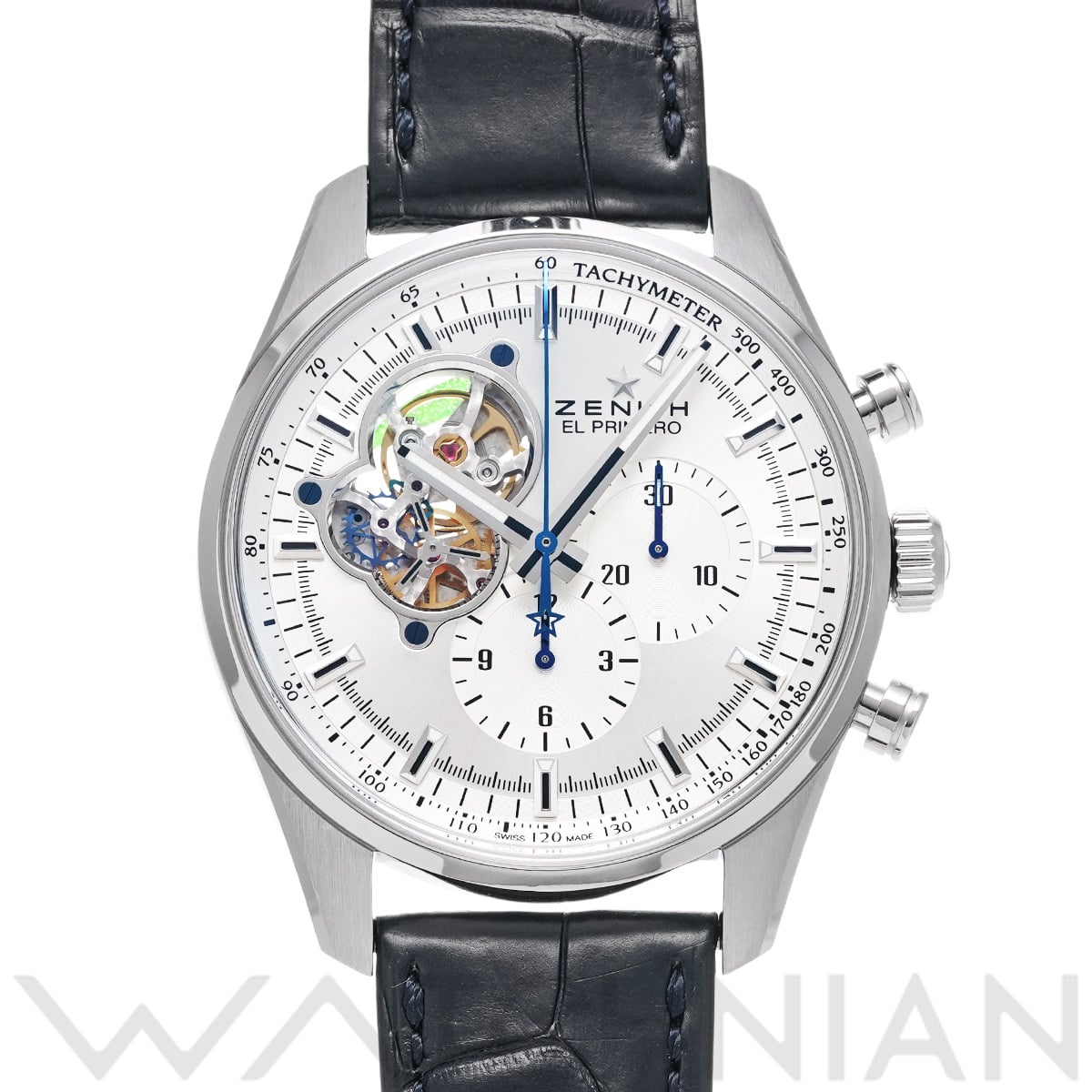 ゼニス クロノマスター エル・プリメロ オープン 03.2040.4061/01.C494 シルバー メンズ 時計 【中古】【wristwatch】