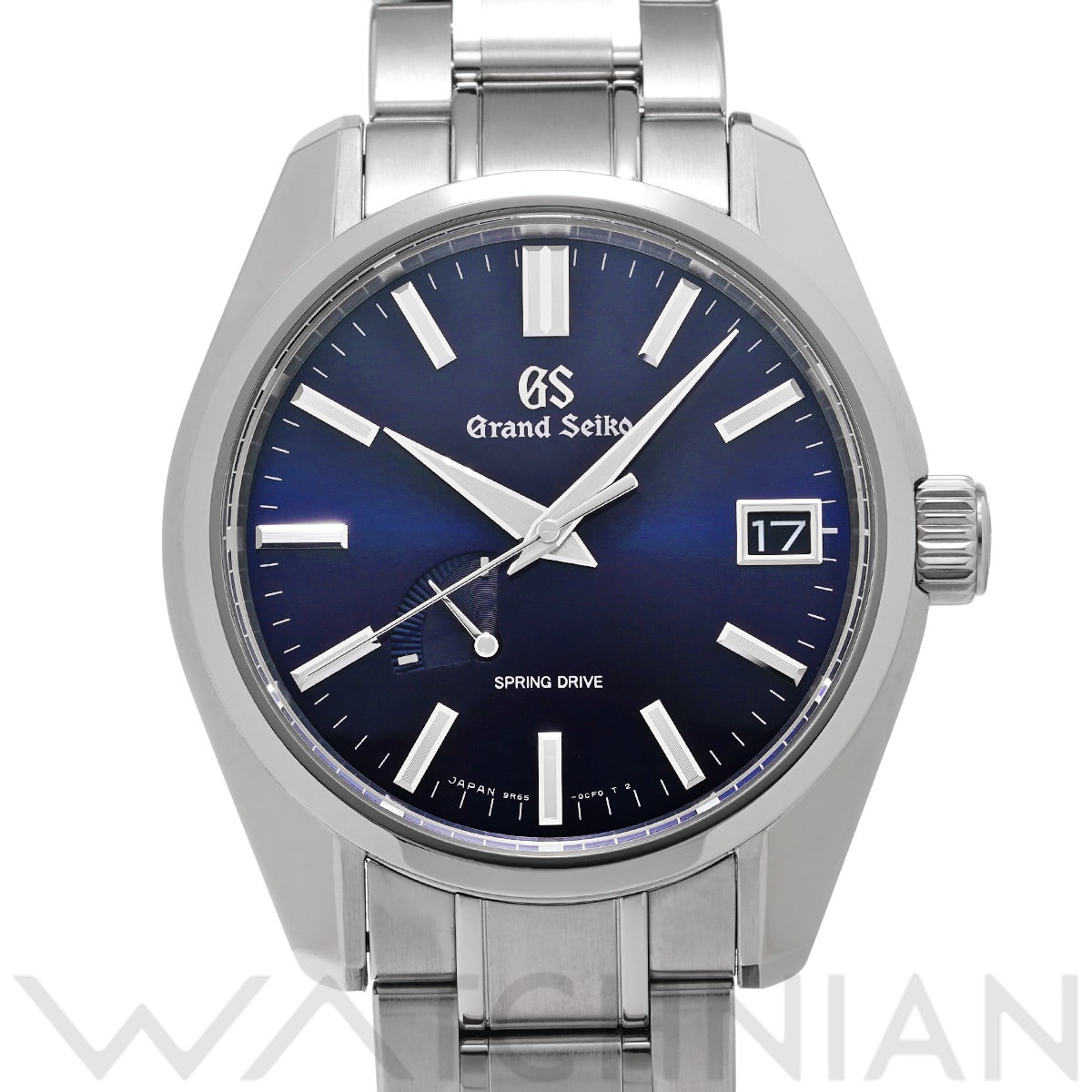 グランドセイコー ヘリテージコレクション スプリングドライブ SBGA375 ミッドナイトブルー メンズ 時計 【中古】【wristwatch】