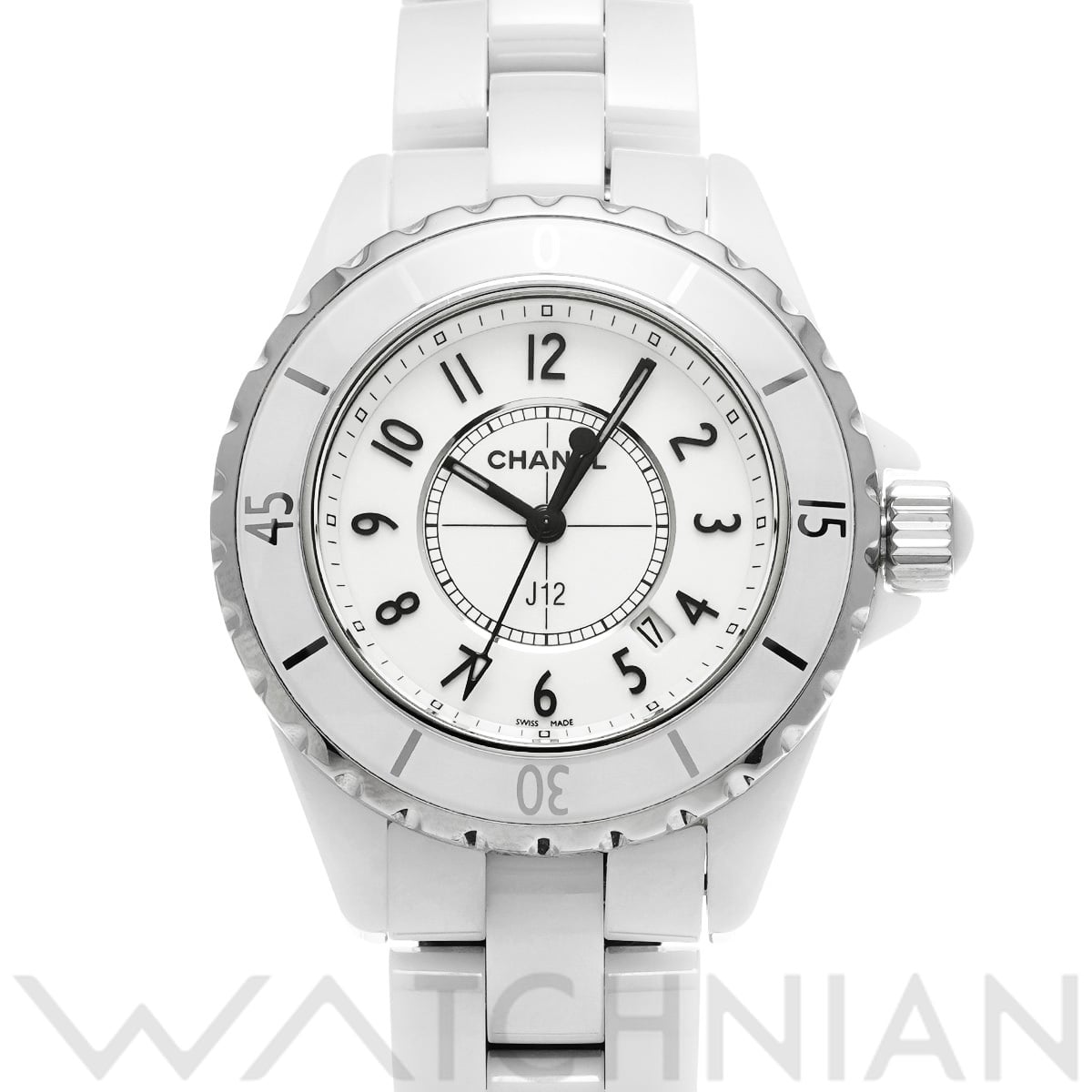 シャネル J12 33MM H0968 ホワイト レディース 時計 【中古】【wristwatch】