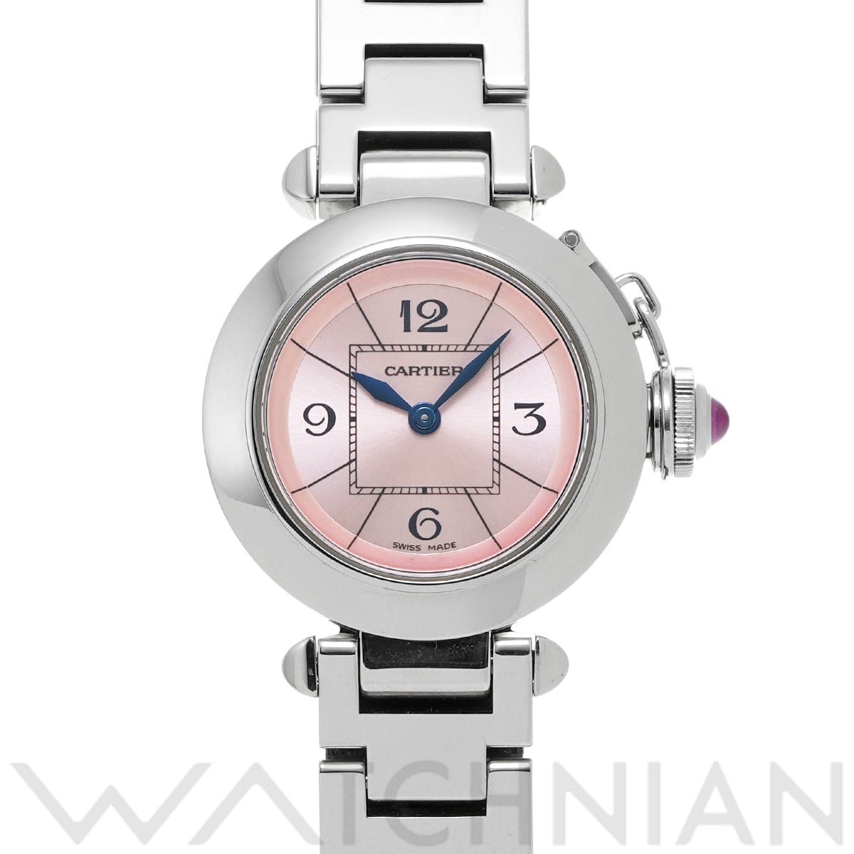 カルティエ ミスパシャ W3140008 ピンク レディース 時計 【中古】【wristwatch】