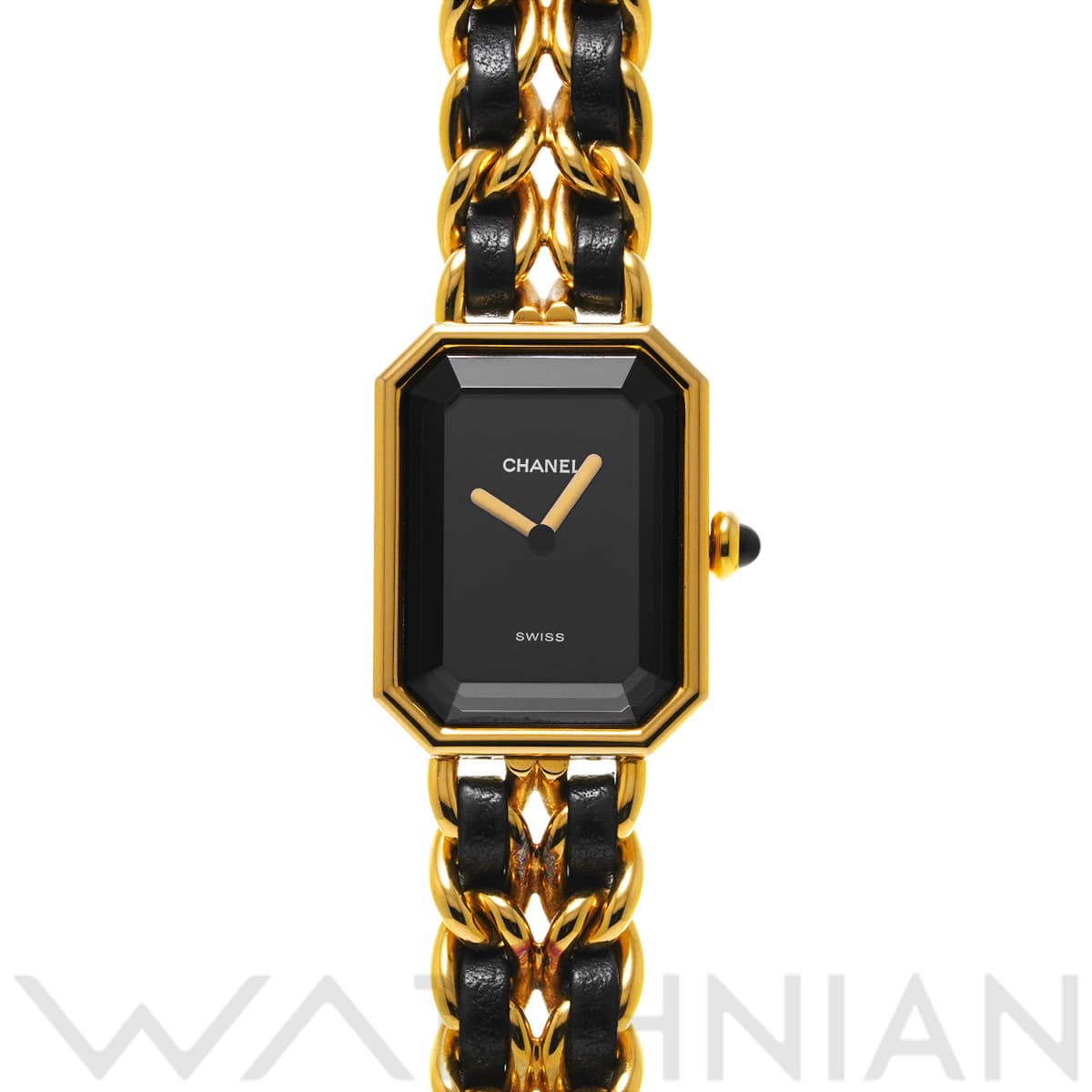 シャネル プルミエール S H0001 ブラック レディース 時計 【中古】【wristwatch】
