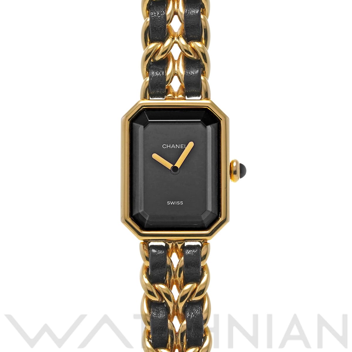 シャネル プルミエール XL H0001 ブラック レディース 時計 【中古】【wristwatch】