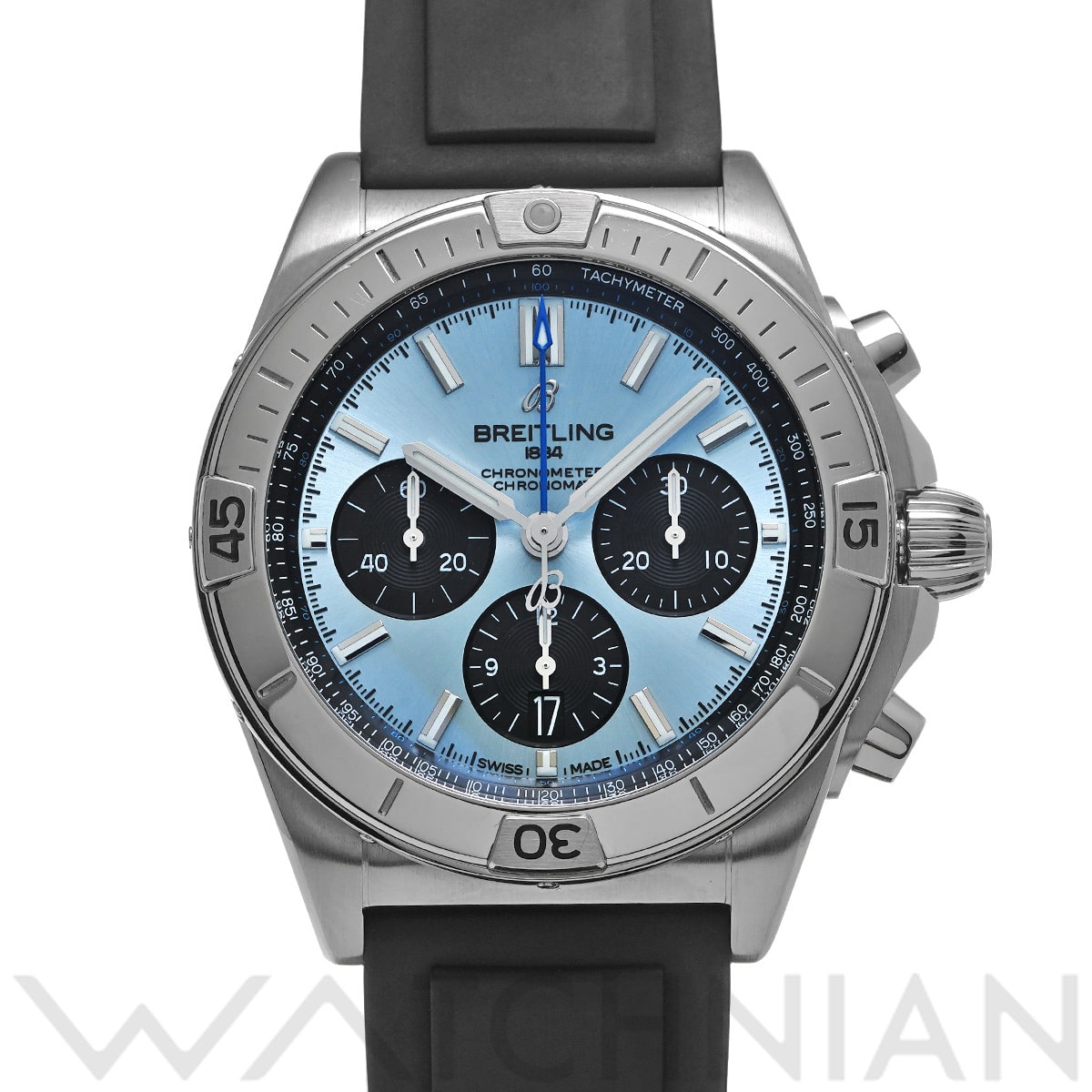 ブライトリング クロノマット B01 42 PB0134101C1S1 アイスブルー/ブラック メンズ 時計 【中古】【wristwatch】