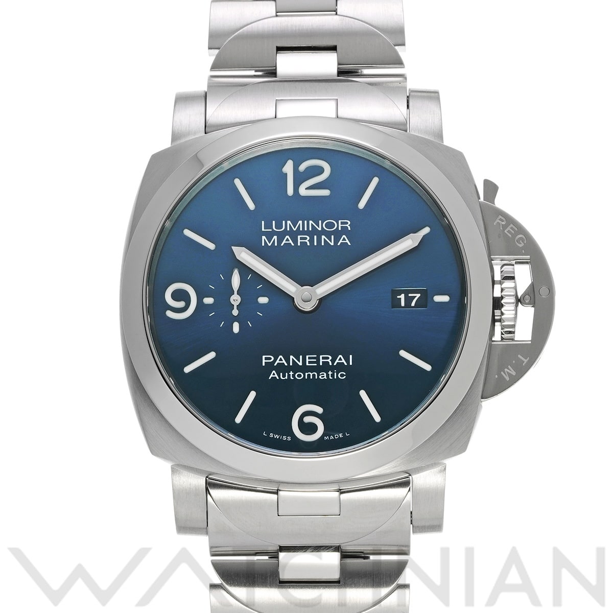 パネライ ルミノールマリーナ スペッキオブルー PAM01316 ブルー メンズ 時計 【中古】【wristwatch】