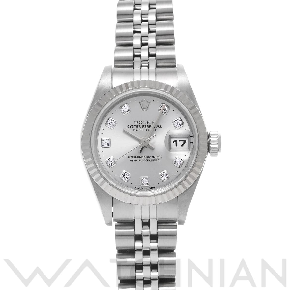 ロレックス レディ デイトジャスト 26 79174G シルバー/ダイヤモンド レディース 時計 【中古】【wristwatch】