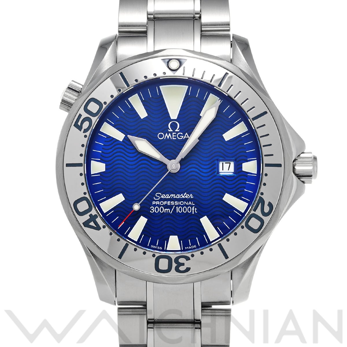 オメガ シーマスター プロフェッショナル 300 2265.80 ブルー メンズ 時計 【中古】【wristwatch】