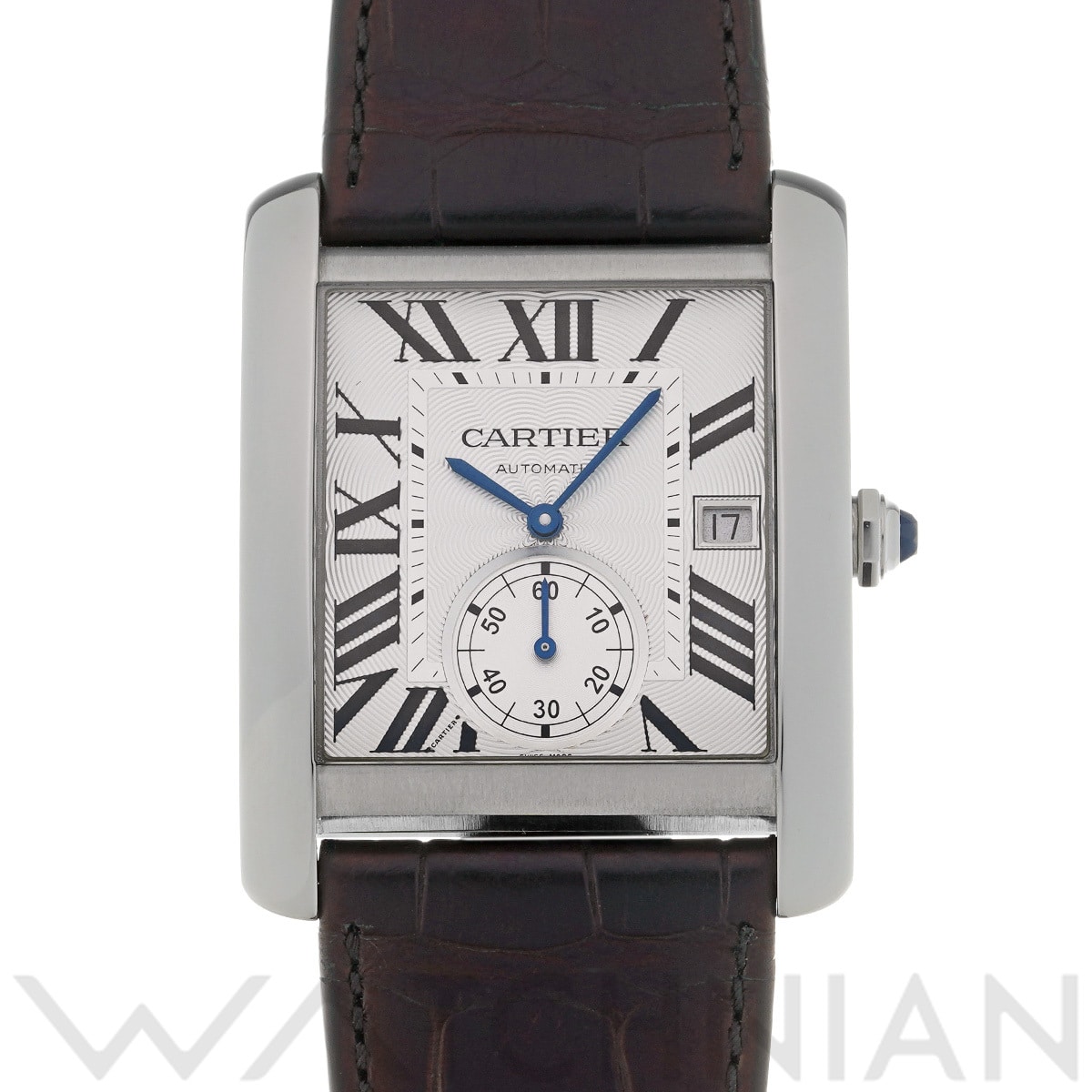 カルティエ タンク MC W5330003 シルバー メンズ 時計 【中古】【wristwatch】