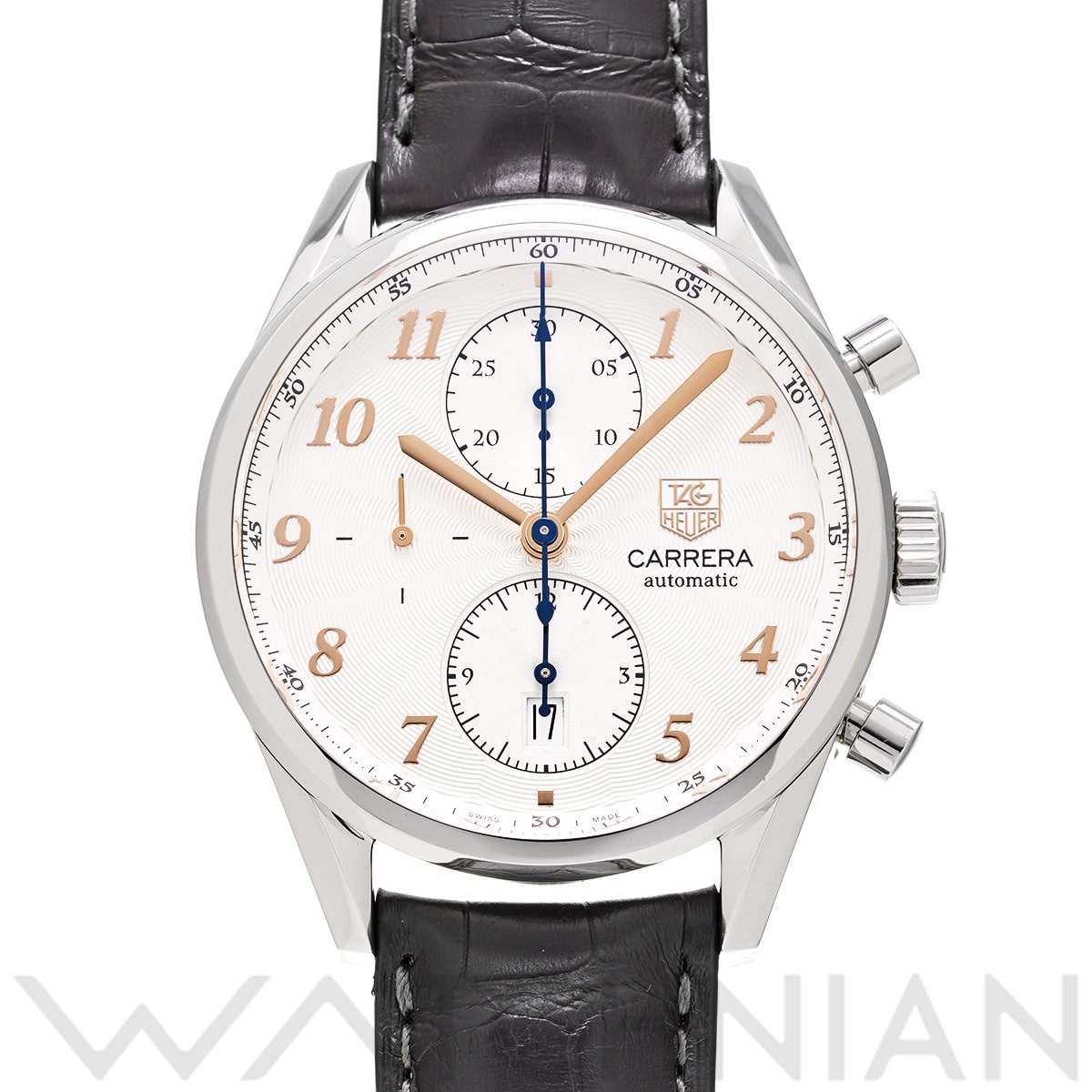 タグ ホイヤー カレラ ヘリテージ キャリバー16 クロノグラフ CAS2112.FC6291 シルバー メンズ 時計 【中古】【wristwatch】