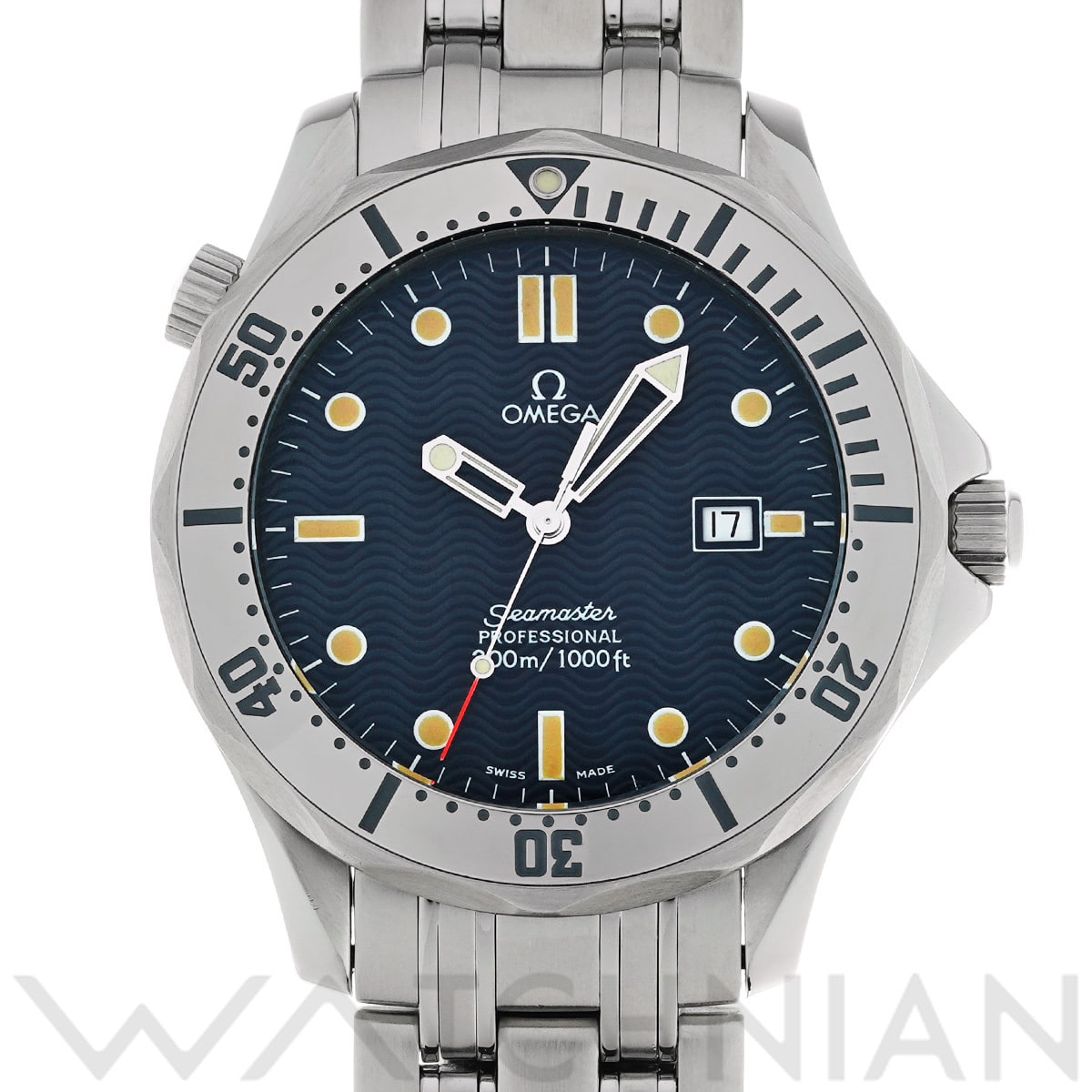 オメガ シーマスター プロフェッショナル 300 2542.80 ブルー メンズ 時計 【中古】【wristwatch】