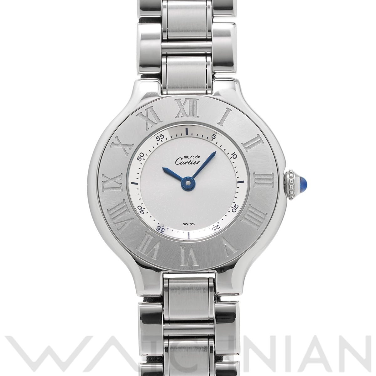 カルティエ マスト ドゥ カルティエ 21 ヴァンティアン W10109T2 シルバー レディース 時計 【中古】【wristwatch】