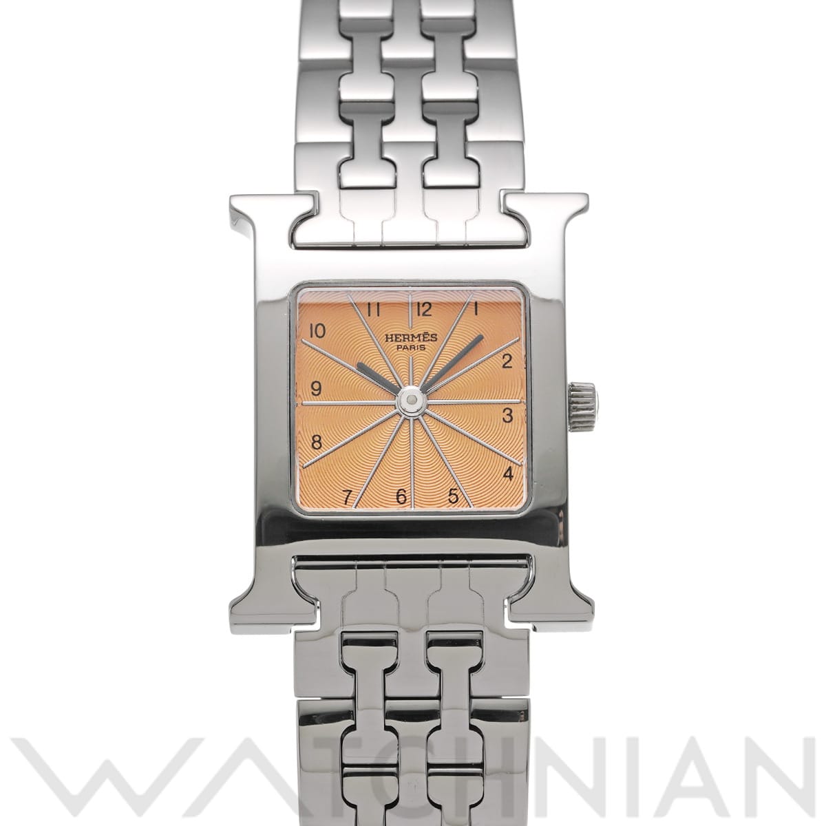 エルメス Hウォッチ HH1.210 オレンジ レディース 時計 【中古】【wristwatch】