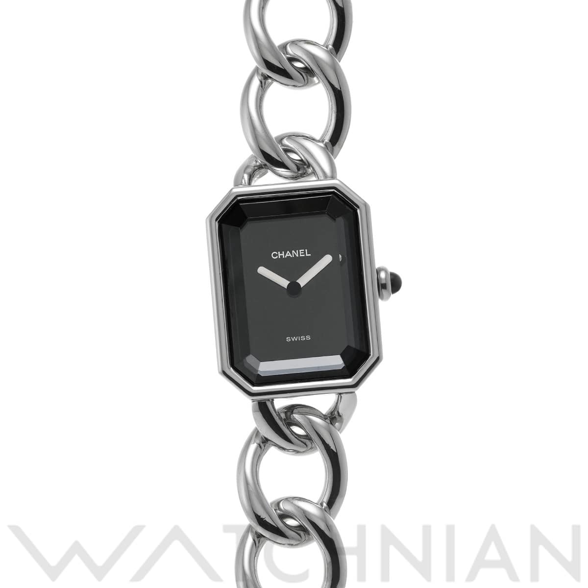 シャネル プルミエール M H0452 ブラック レディース 時計 【中古】【wristwatch】
