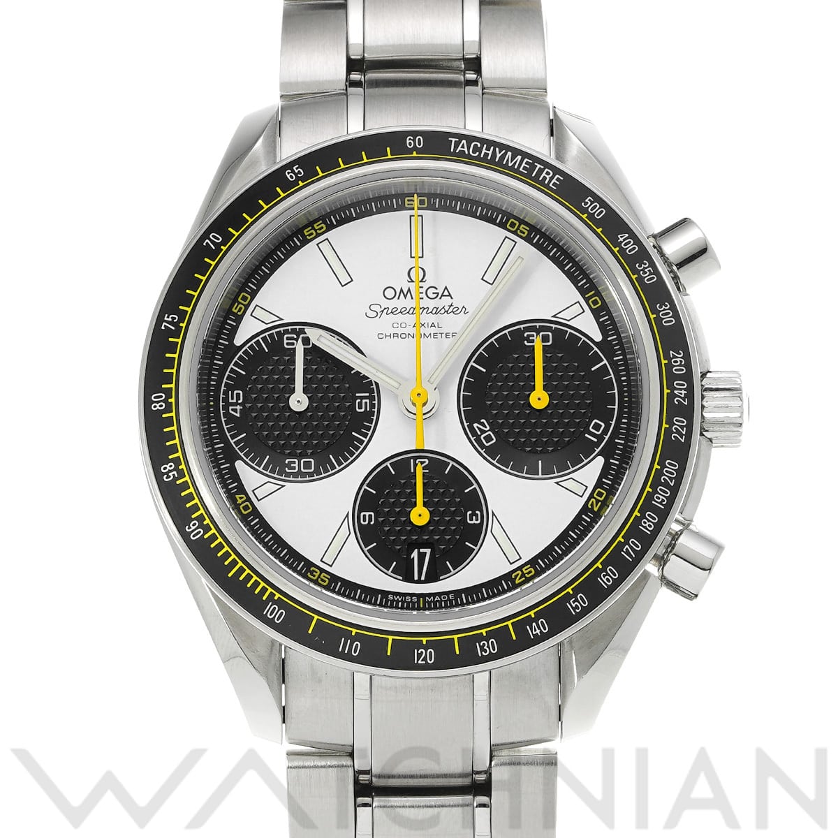 オメガ スピードマスター レーシング コーアクシャル 326.30.40.50.04.001 ホワイト/ブラック メンズ 時計 【中古】【wristwatch】