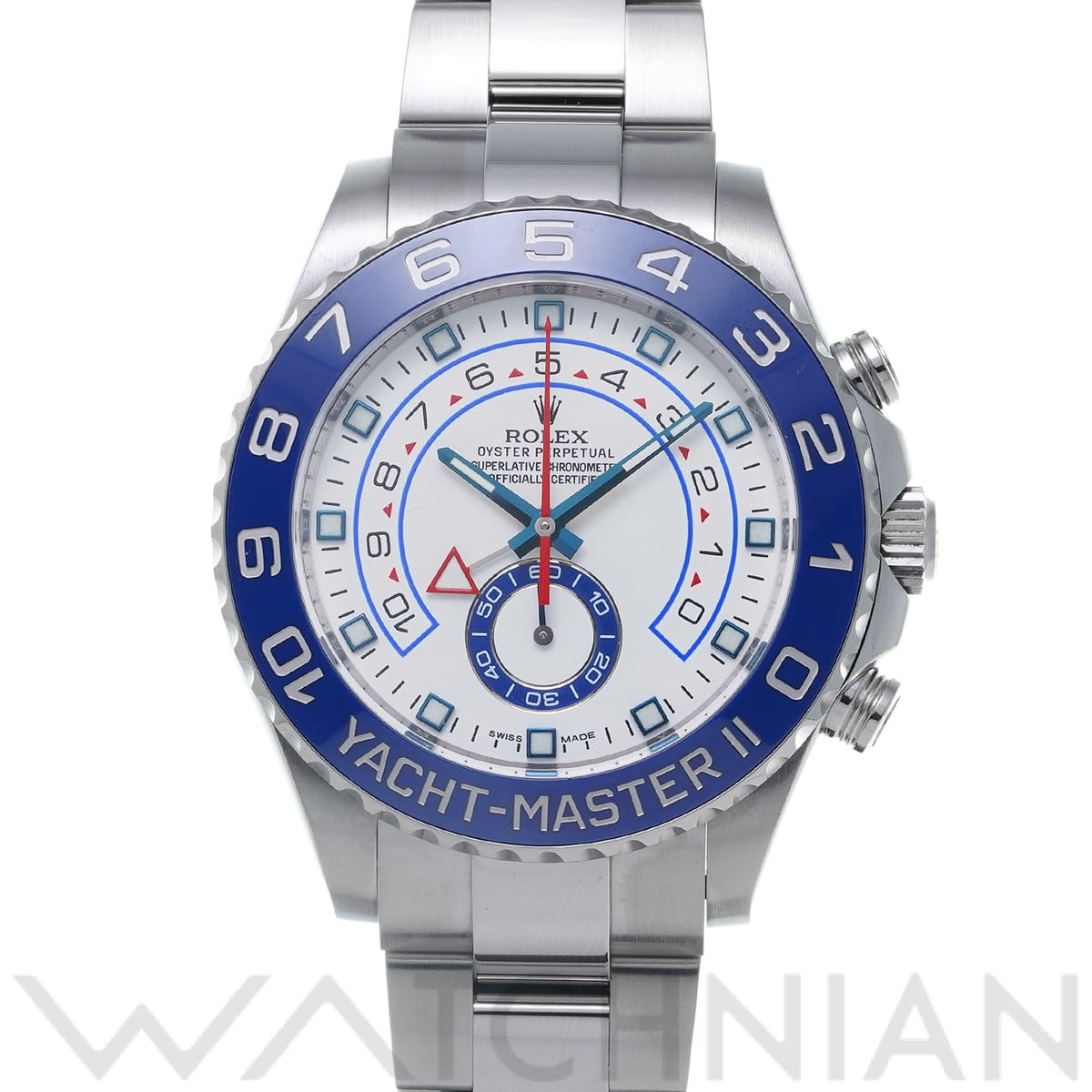 ロレックス ヨットマスターII 116680 ホワイト メンズ 時計 【中古】【wristwatch】