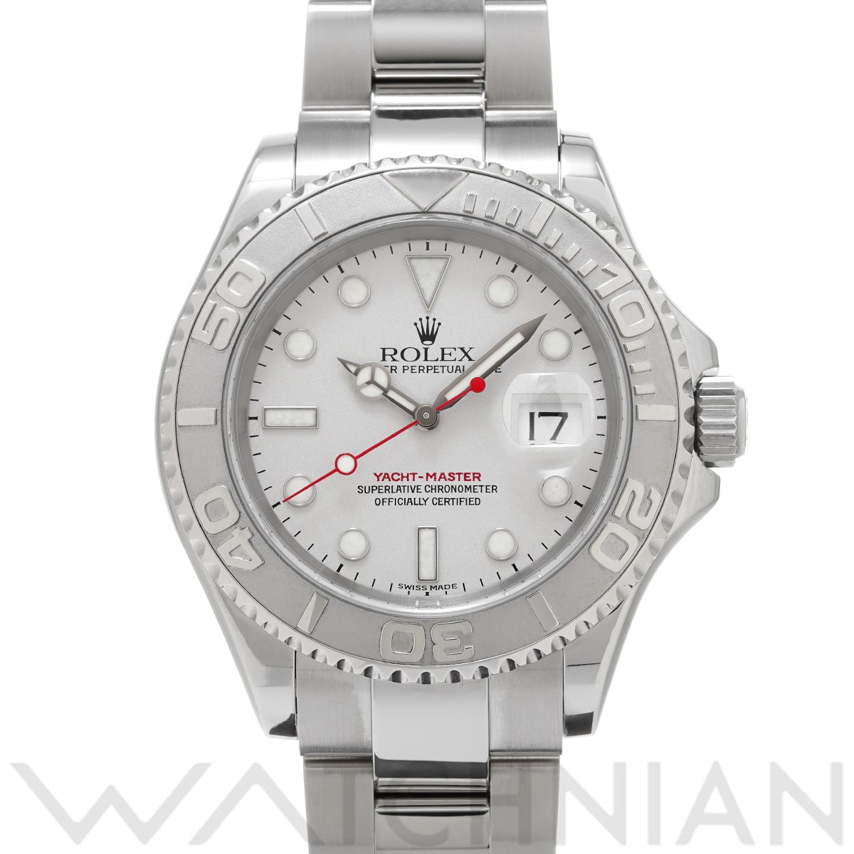 ロレックス ヨットマスター ロレジウム 16622 グレー メンズ 時計 【中古】【wristwatch】