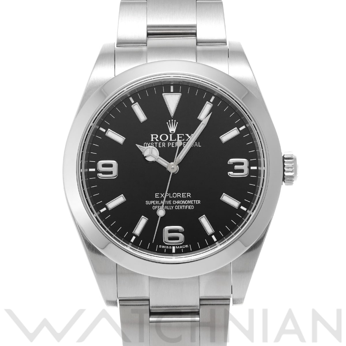 ロレックス エクスプローラー 214270 ブラック メンズ 時計 【中古】【wristwatch】