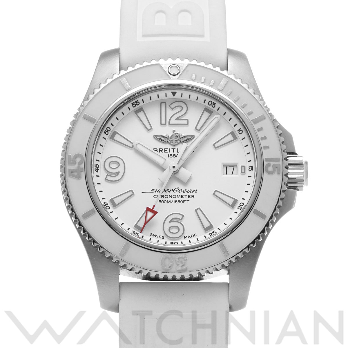 ブライトリング スーパーオーシャン オートマチック 42 ジャパンエディション A17366D21A1S1 ホワイト メンズ 時計 【中古】【wristwatch】