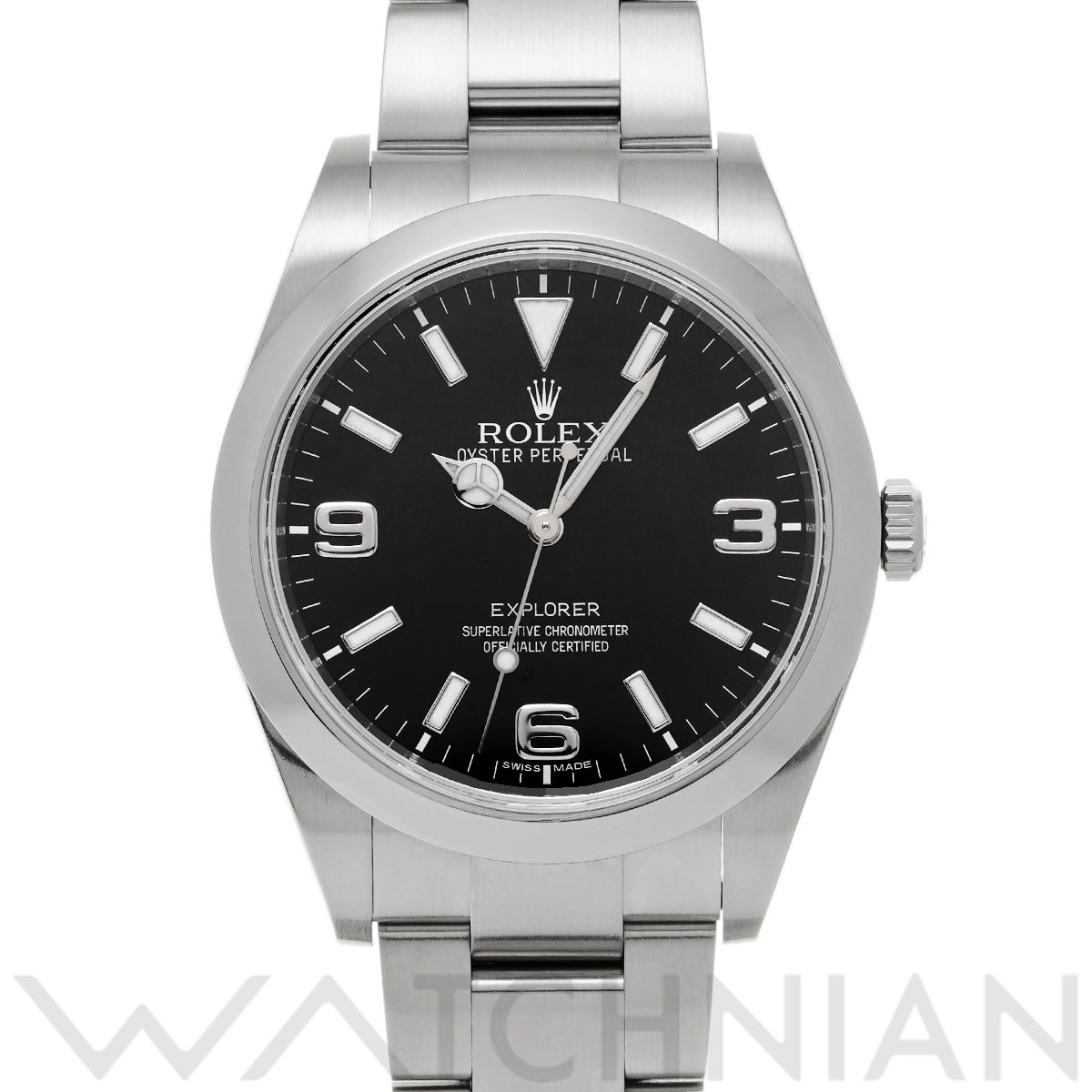 ロレックス エクスプローラー 214270 ブラック メンズ 時計 【中古】【wristwatch】