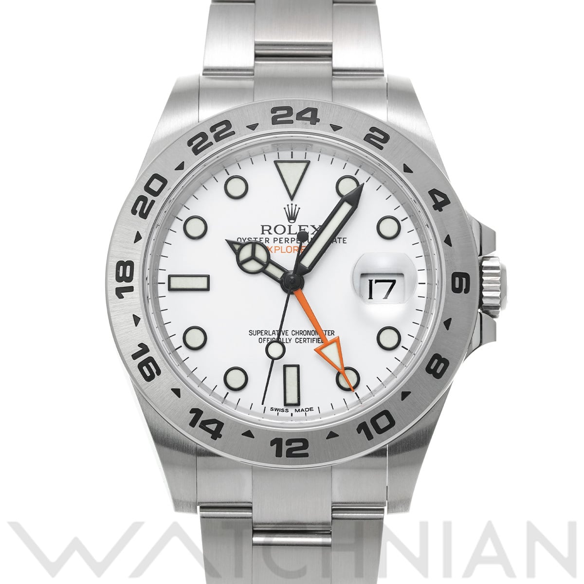 ロレックス エクスプローラーII 216570 ホワイト メンズ 時計 【中古】【wristwatch】