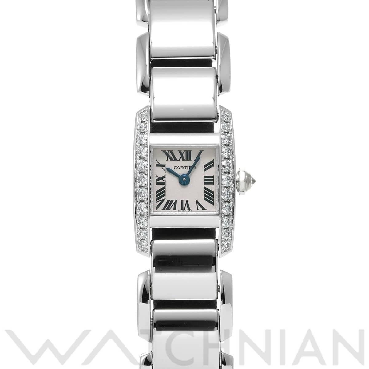 カルティエ タンキッシム SM WE70069H アイボリー レディース 時計 【中古】【wristwatch】