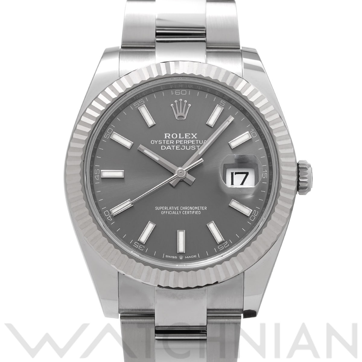 ロレックス デイトジャスト 41 126334 スレート メンズ 時計 【中古】【wristwatch】