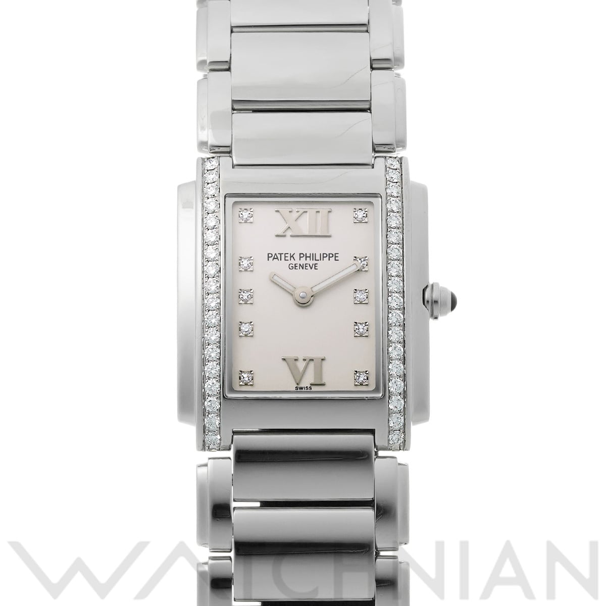 パテック フィリップ トゥエンティ-4 4910/10A-011 オパーリン/ダイヤモンド レディース 時計 【中古】【wristwatch】