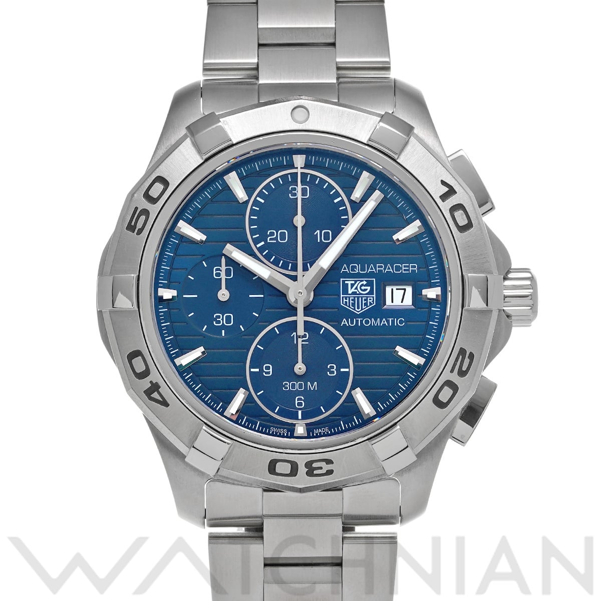 タグ ホイヤー アクアレーサー キャリバー16 クロノグラフ CAP2112.BA0833 ブルー メンズ 時計 【中古】【wristwatch】