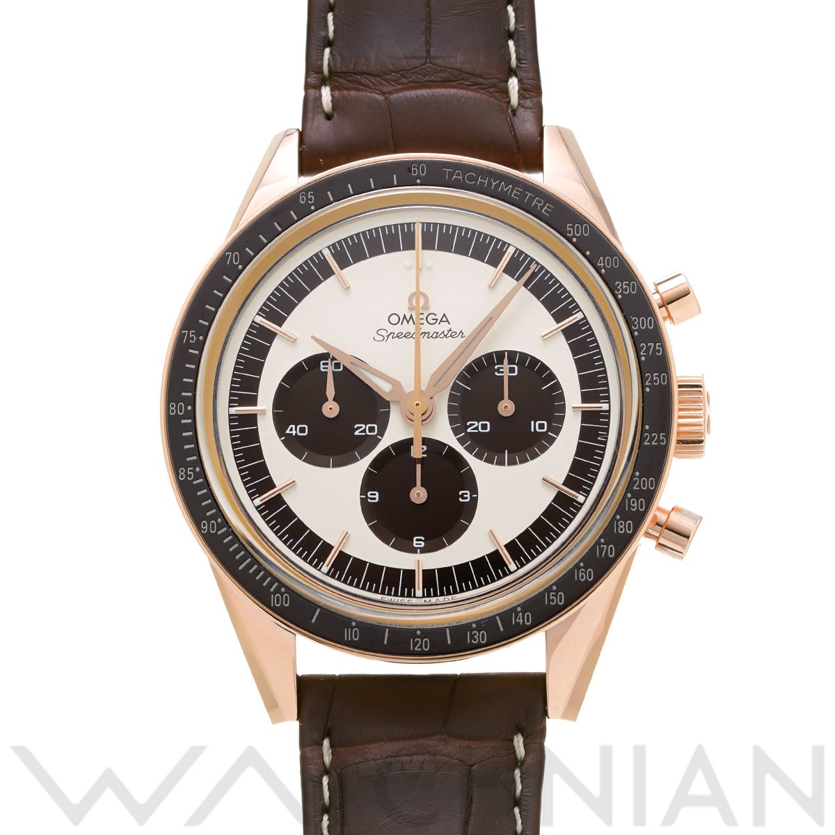 オメガ スピードマスター ムーンウォッチ ファースト オメガ イン スペース 311.63.40.30.02.001 シルバー/ブラウン メンズ 時計 【中古】【wristwatch】