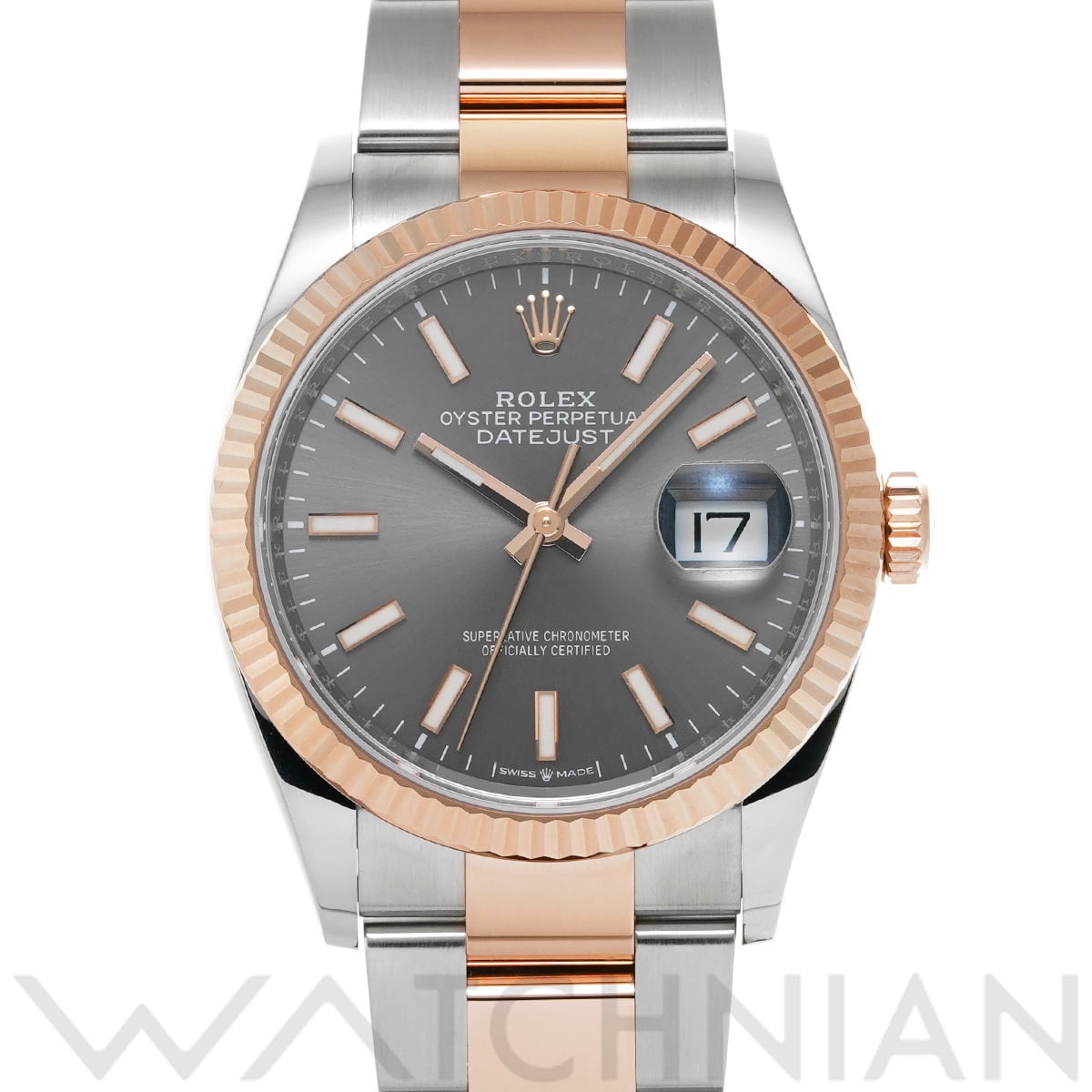 ロレックス デイトジャスト 36 126231 スレート メンズ 時計 【中古】【wristwatch】