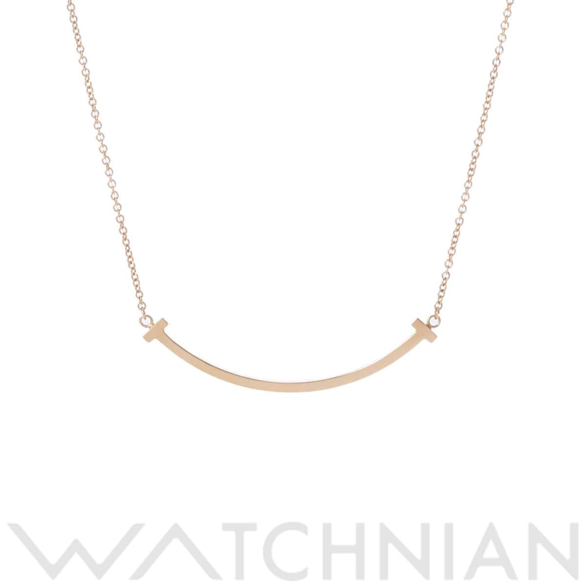 ティファニー Tスマイル ネックレス スモール  ゴールド K18イエローゴールド YG レディース ジュエリー 【中古】【jewelry】