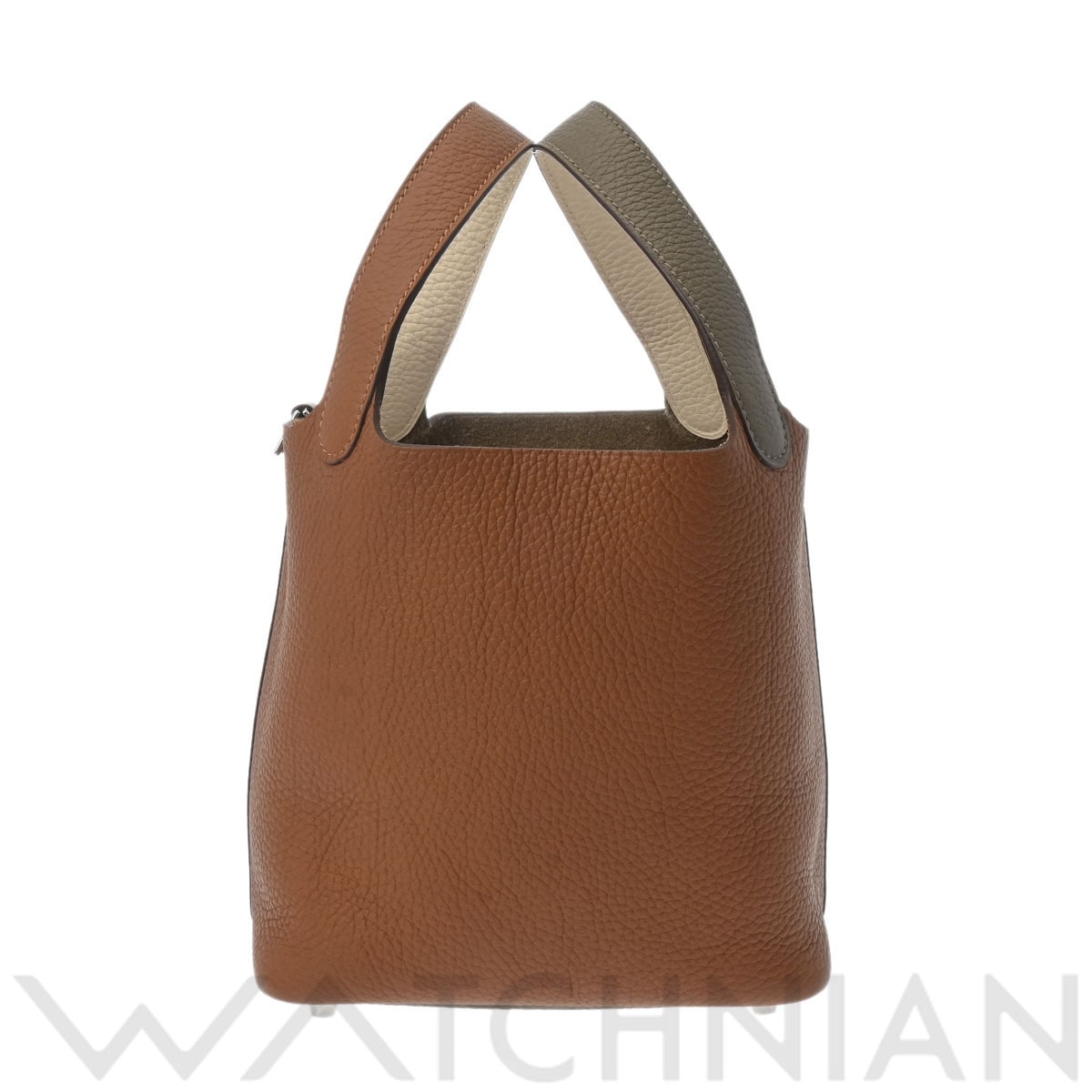 エルメス ピコタンロック PM カザック2 エトゥープ/ゴールド/ナタ/パラジウム金具 トリヨンクレマンス レディース バッグ 【中古】【bag】