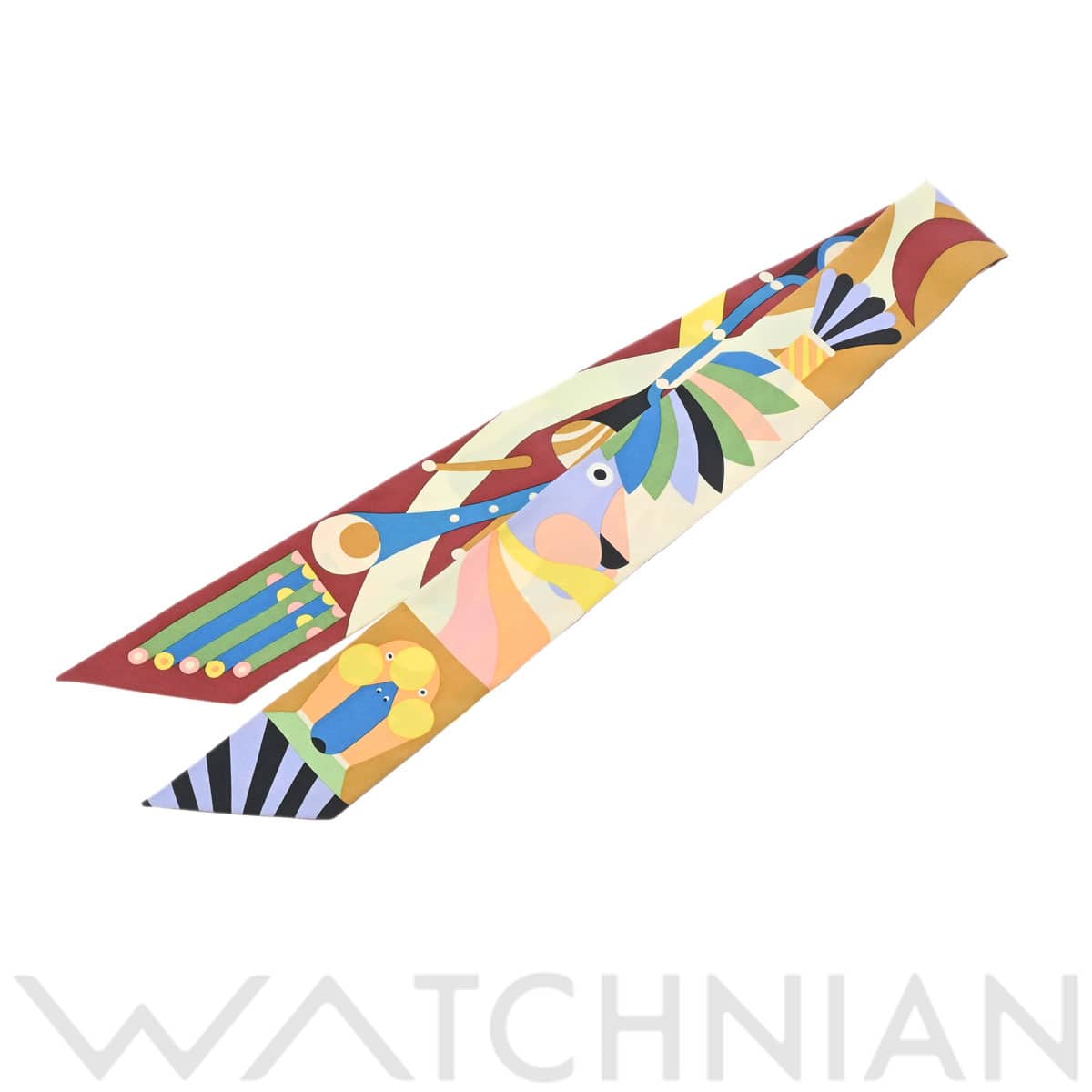 エルメス ツイリー PARADE EN FANFARE マルチカラー 064006S シルク100％ レディース 【新品】【other】