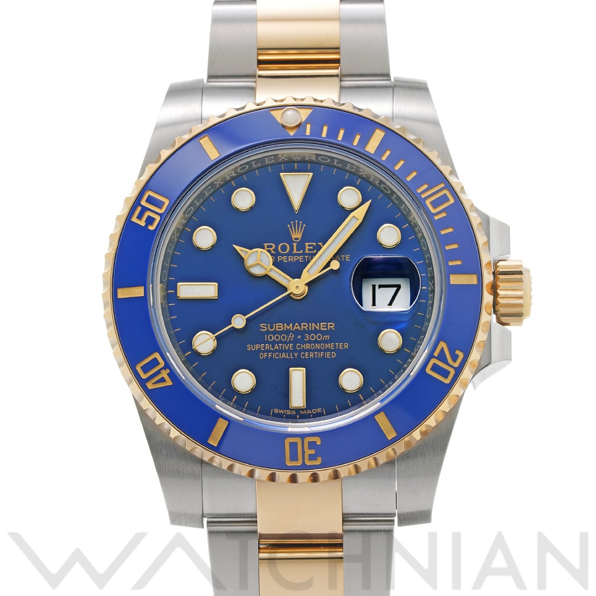 ロレックス サブマリーナ デイト 116613LB ブルー メンズ 時計 【中古】【wristwatch】