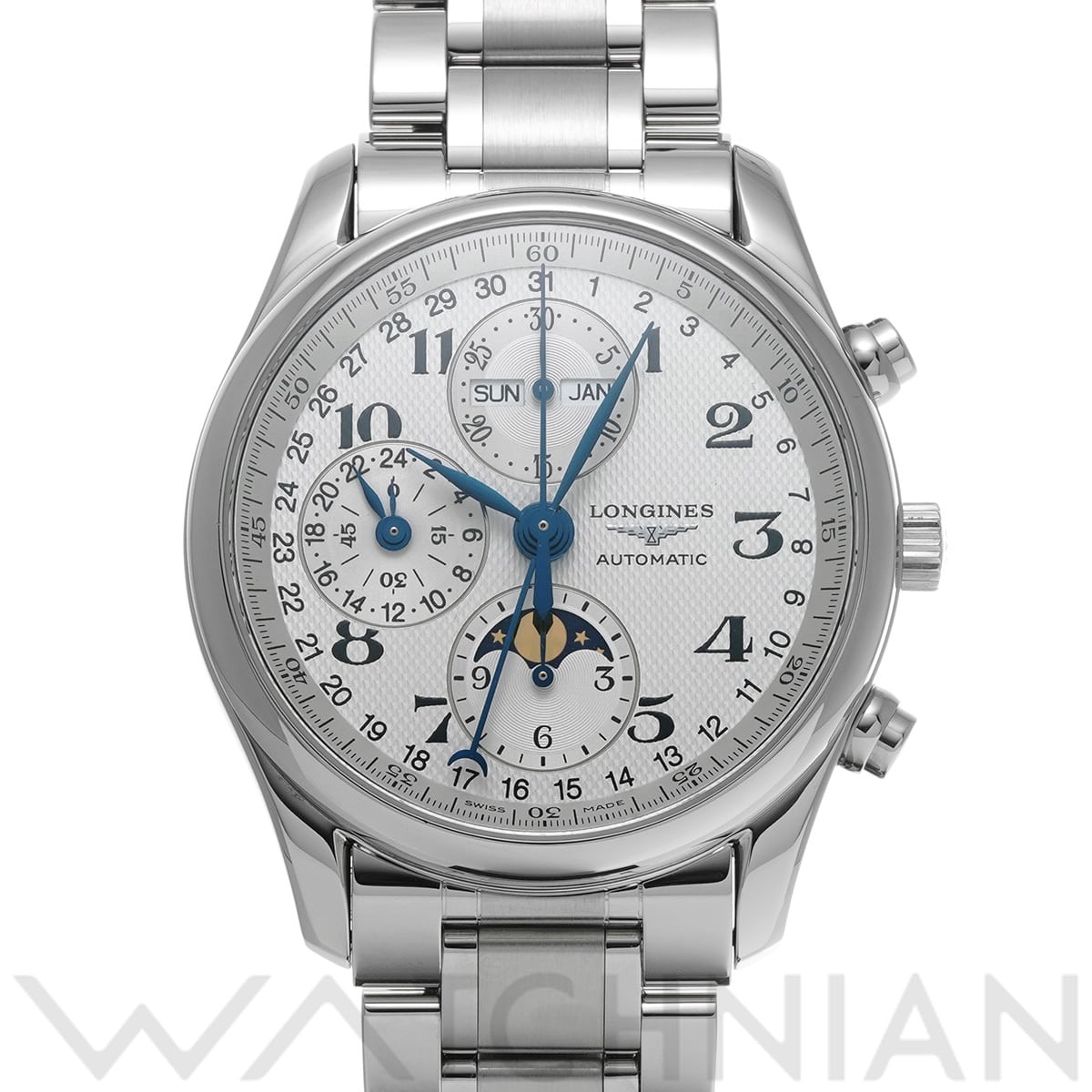 ロンジン マスターコレクション L2.673.4.78.6 シルバー メンズ 時計 【中古】【wristwatch】