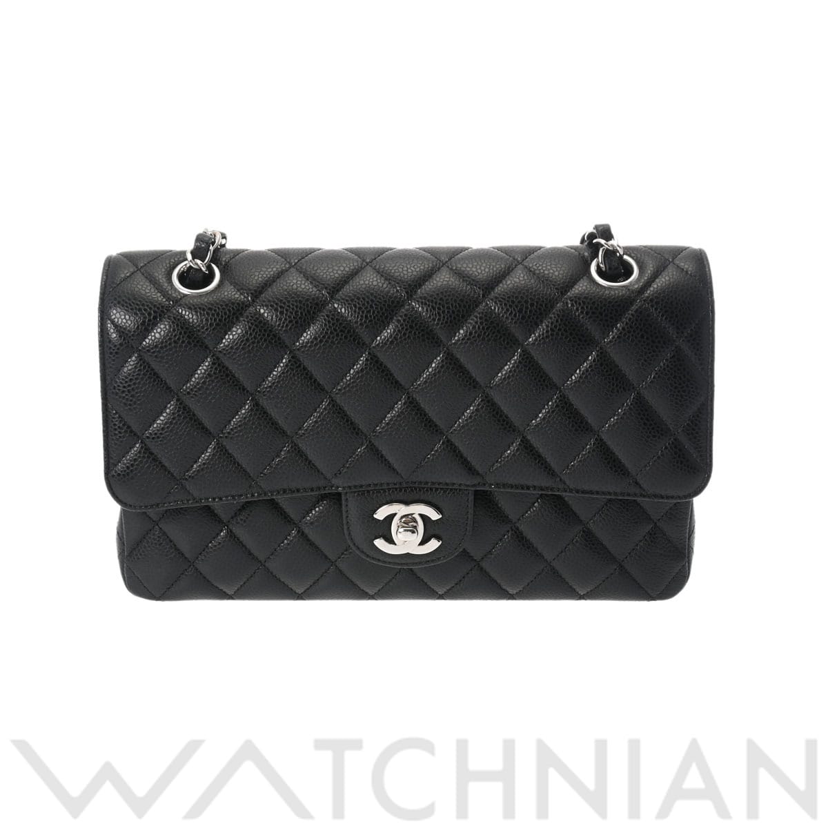 シャネル マトラッセ クラシック ハンドバッグ 25cm チェーン ブラック A01112 グレインドカーフスキン レディース バッグ 【中古】【bag】