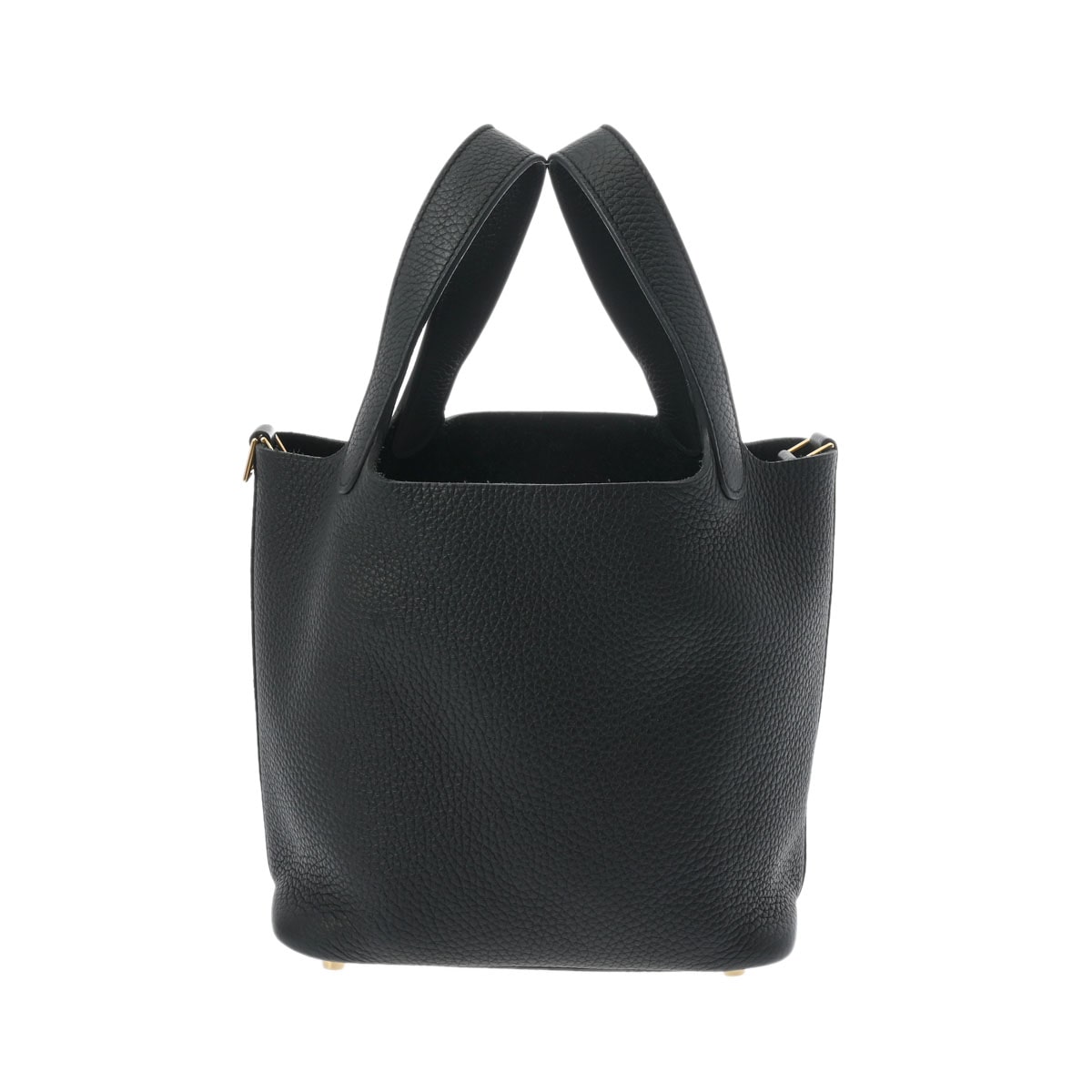エルメス ピコタンロック PM  ブラック/ゴールド金具 トリヨンクレマンス レディース バッグ 【中古】【bag】