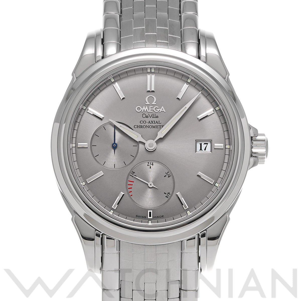 オメガ デ・ヴィル コーアクシャル パワーリザーブ 4532.41 グレー メンズ 時計 【中古】【wristwatch】