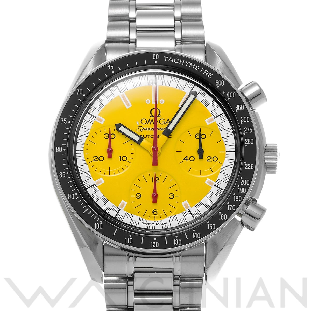 オメガ スピードマスター レーシング ミハエル・シューマッハ 3510.12 イエロー メンズ 時計 【中古】【wristwatch】