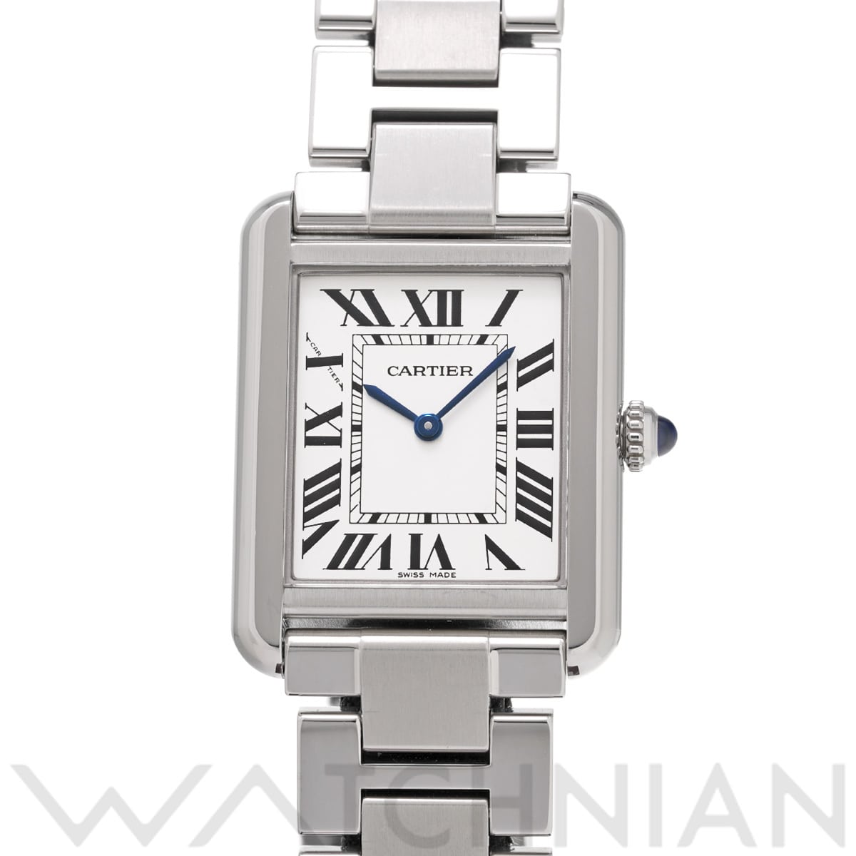 カルティエ タンク ソロ SM W5200013 シルバー レディース 時計 【中古】【wristwatch】