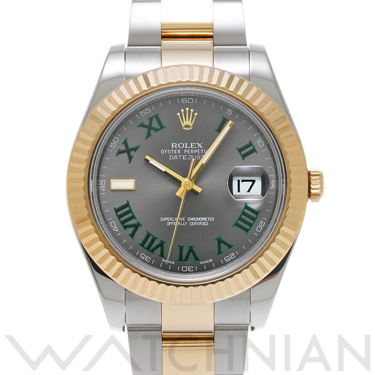 ロレックス デイトジャストII 116333 スレート メンズ 時計 【中古】【wristwatch】