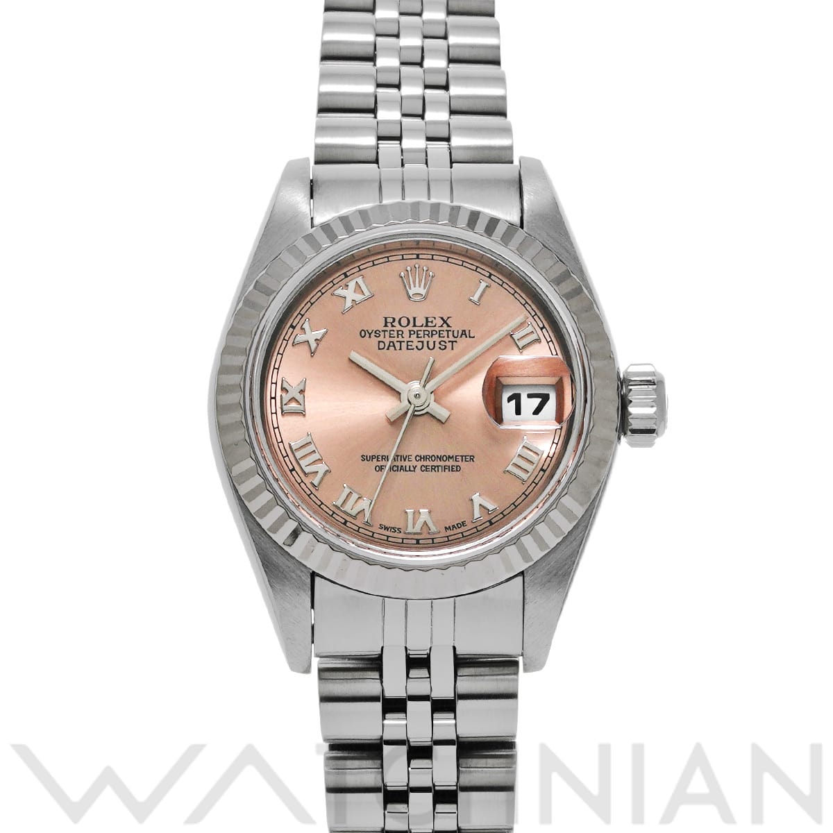 ロレックス デイトジャスト 79174 ピンク レディース 時計 【中古】【wristwatch】