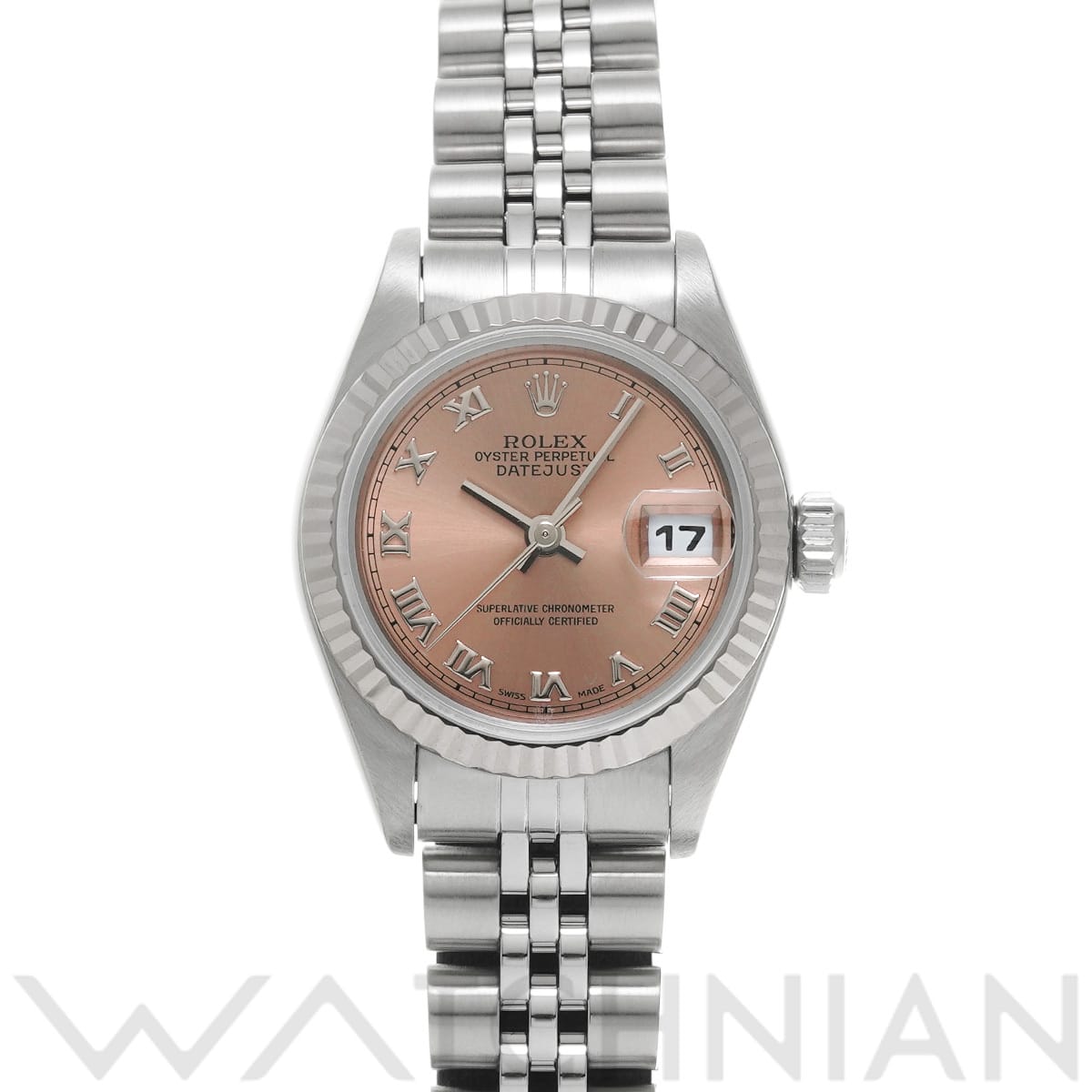 ロレックス デイトジャスト 79174 ピンク レディース 時計 【中古】【wristwatch】