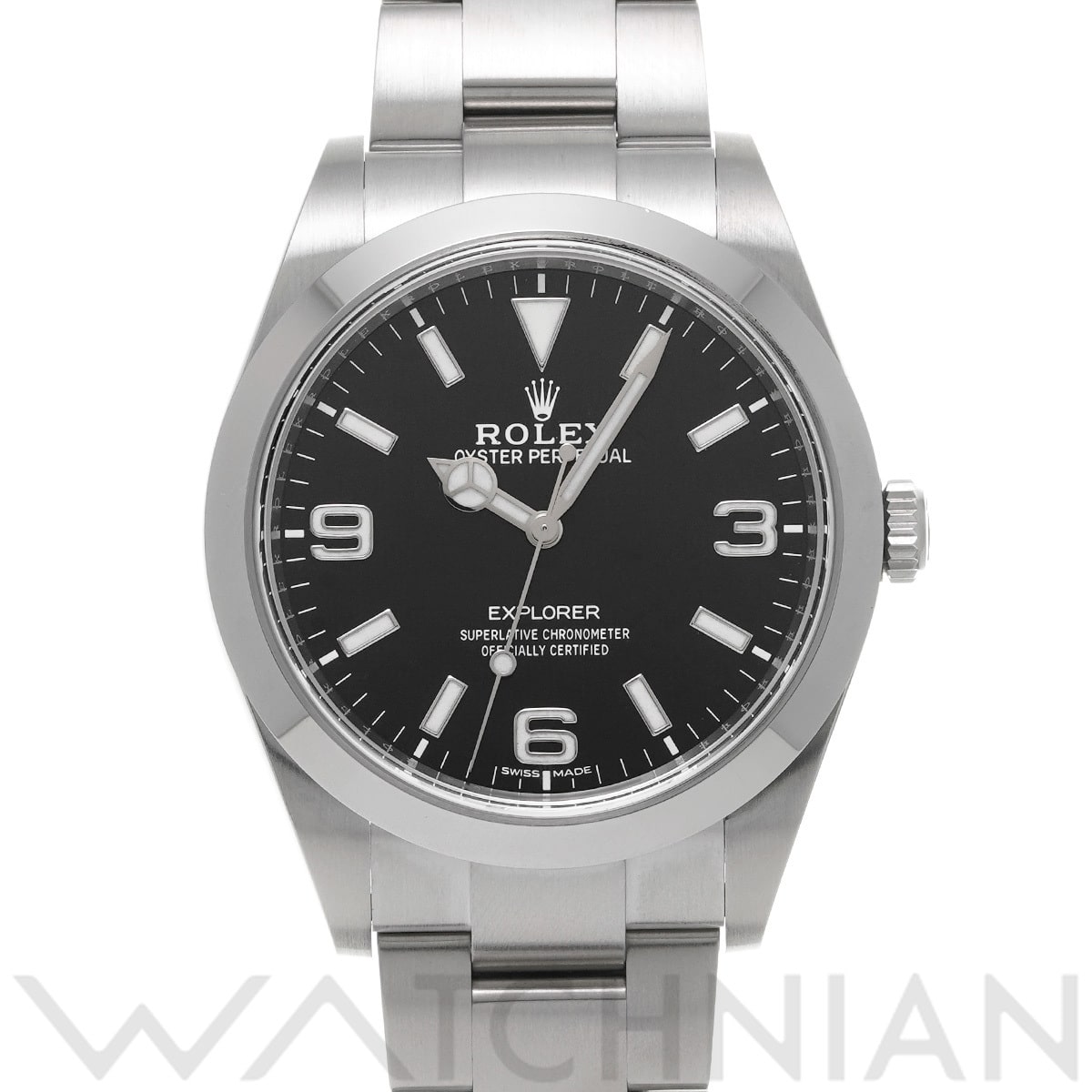 ロレックス エクスプローラー 214270 ブラック メンズ 時計 【中古】【wristwatch】